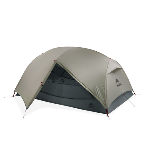 MSR Hubba Hubba LT 2 Person Backpacking Tent rainfly unzipped