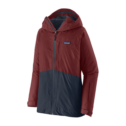 Patagonia Women's 3-in1 Powder Town Jacket in Sequoia Red outer jacket front
