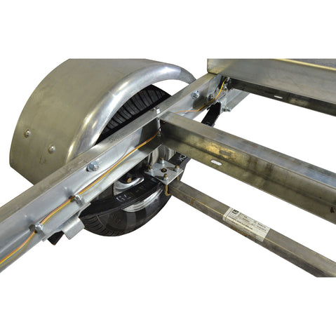 Malone MegaSport 2-Boat MegaWing Trailer Package suspension