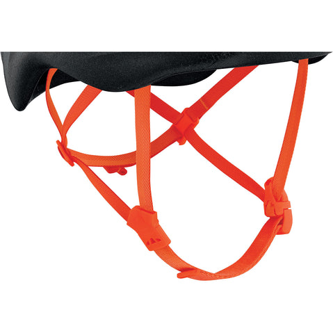Petzl Sirocco Climbing Helmet in Black straps