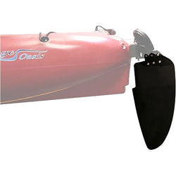 Hobie Twist And Stow Rudder Blade attached with kayak