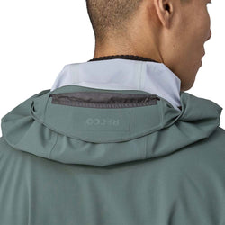 Patagonia Men's Snowdrifter Jacket Noveau Green hood