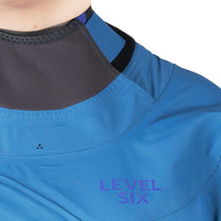 Level Six Women's Freya Dry Suit Crater Blue neck gasket