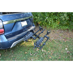 Malone Pilot HM2 Bike Hitch Rack installed on a car side