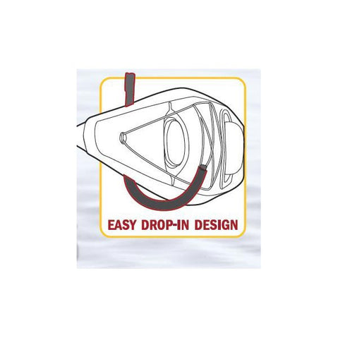 Seattle Sports Kayak Wall Cradles in Black diagram