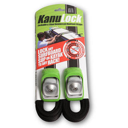KanuLock Lockable Tiedown Straps front view