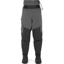 Level Six Surge Semi-Dry Paddling Pants in Charcoal front