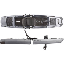 Point 65 N Kingfisher Angler Modular Fishing Kayak in Grey top