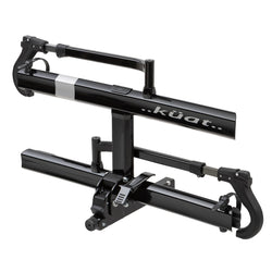 Kuat Sherpa 2.0 2 Bike Hitch Rack Black Metallic angle view folded up