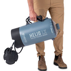 Nemo Helio LX Pressurized Camp Shower humanized