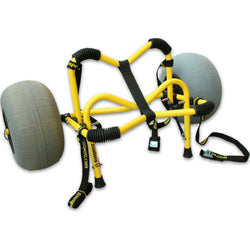 Suspenz Deluxe Mid-V Balloon Sand Kayak Cart angle
