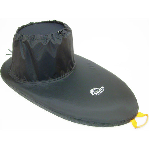 Seals Skirts Inlander Nylon Kayak Spray Skirt in Black front