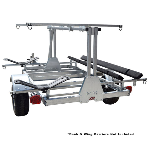 Malone MegaSport LowBed Kayak Trailer back