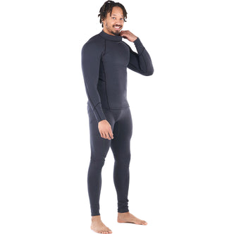 Level Six Men's Jericho Long Sleeve Neoprene Shirt in Black Heather right