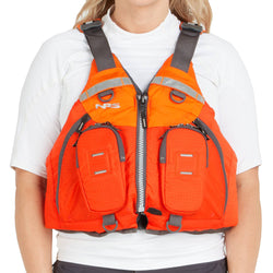 NRS cVest Lifejacket (PFD) flare female model front