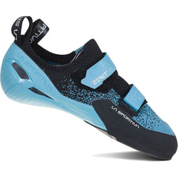 La Sportiva Women's Zenit Rock Climbing Shoes in Pacific Blue/Black side
