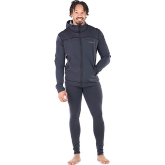 Level Six Men's Jericho Neoprene Hoody in Black Heather front