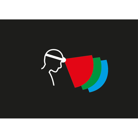 Petzl Aria 2 Headlamp in Camo lighting colors