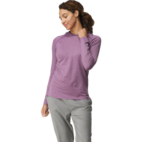 NRS Women's Silkweight Hoodie orchid model front