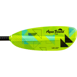Aqua Bound Tango Fiberglass Bent Shaft Posi-Lok 2-Piece Kayak Paddle in Geo Punch right blade