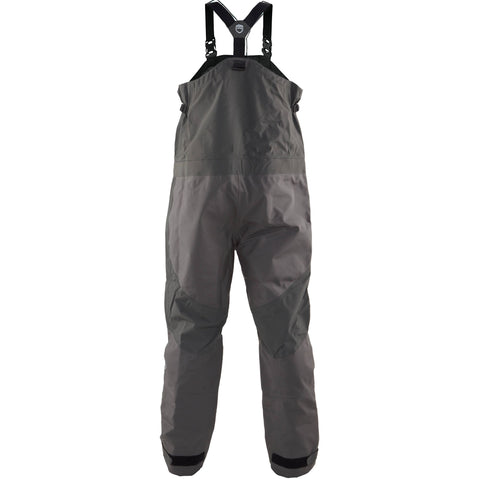 NRS Sidewinder Dry Bibs in Dark Shadow back
