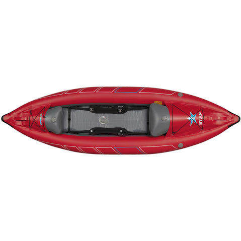 Star Viper XL Inflatable Kayak in Red top