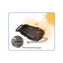 Advanced Elements 5.0 Gallon Summer Shower Outdoor Solar Shower sun