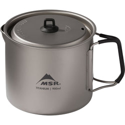 MSR Titan Kettle in 900 ml handle open