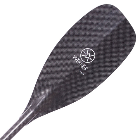Werner Odachi Carbon Straight Shaft Whitewater Kayak Paddle blade