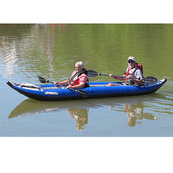 Sea Eagle Explorer 380X Inflatable Kayak Pro Carbon Tandem Package lifestyle