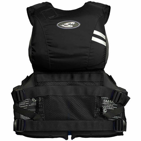 Stohlquist Men's Trekker Lifejacket (PFD) red back view