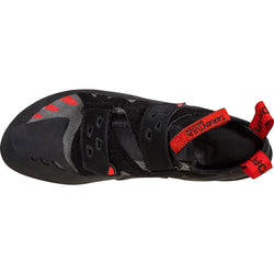 La Sportiva Men's Tarantula Boulder Rock Climbing Shoes in Metal/Sunset top view