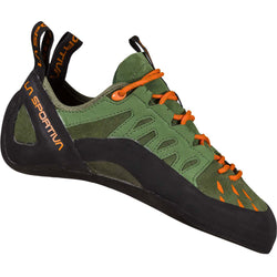 La Sportiva Men's Tarantulace Rock Climbing Shoes in Olive/Tiger side