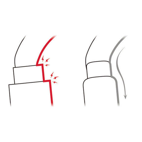 Petzl AM'D H-Frame Triact Lock Carabiner diagram