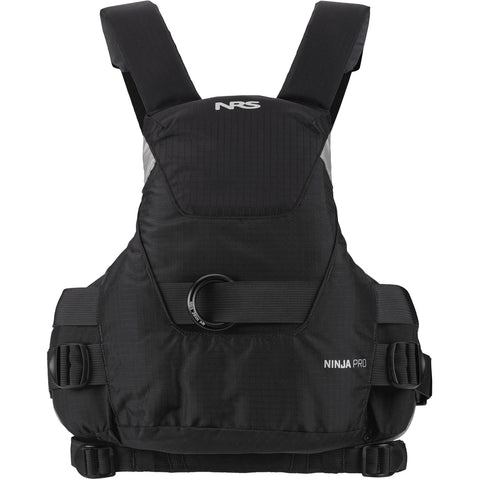 NRS Ninja Pro Rescue Lifejacket (PFD) in Black back