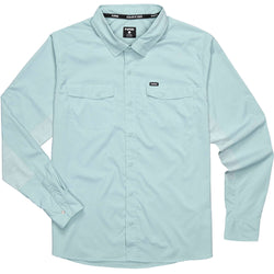 NRS Men's Guide Long-Sleeve Shirt in aquifer