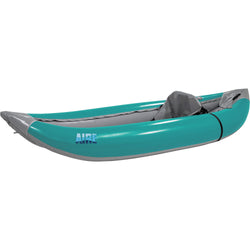 AIRE Outfitter I Inflatable Kayak in teal angle