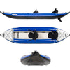 Sea Eagle Explorer 380X Inflatable Kayak Pro Carbon Tandem Package top and side