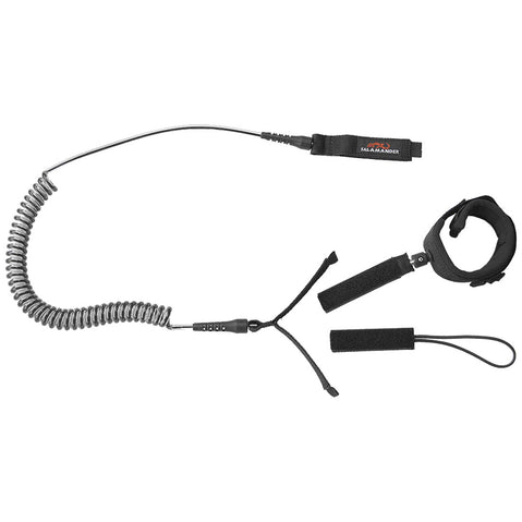Salamander Coiled SUP Leash With Ankle Strap front