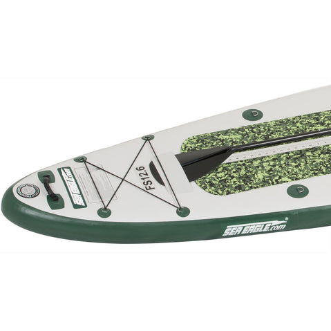 Sea Eagle FishSUP 12 Inflatable SUP Board Start Up Package paddle sleeve