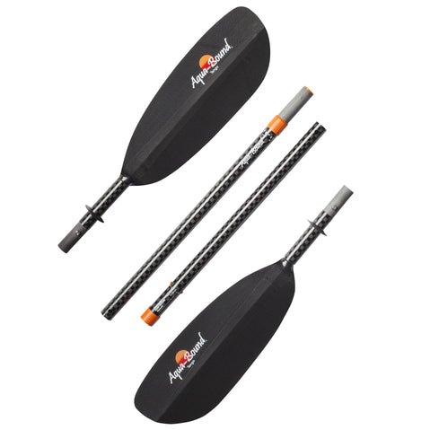 Aqua Bound Tango Carbon Straight Shaft 4-Piece Kayak Paddle pieces