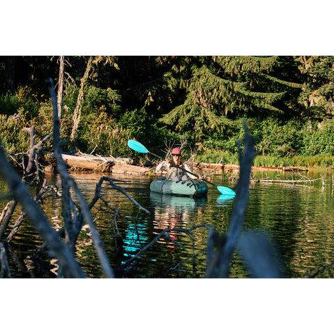 Aquaglide Backwoods Expedition 85 Ultralight Inflatable Kayak lifestyle3