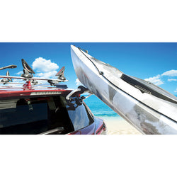 Malone Channel Loader Kayak Load Assist Module with kayak loaded side view