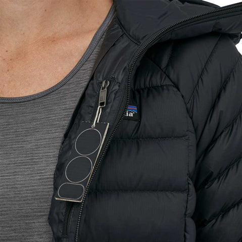 Patagonia Women's Down Sweater Hoody interior pocket