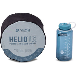 Nemo Helio LX Pressurized Camp Shower packed