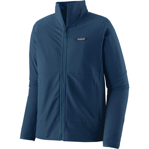 Patagonia Men's R1 TechFace Jacket in tidepool blue