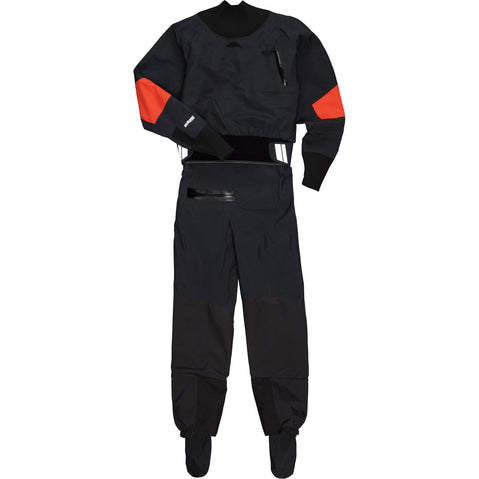 NRS Men's Pivot Dry Suit in Black
