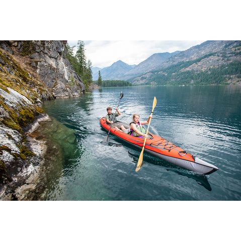 Advanced Elements AdvancedFrame Convertible Elite Inflatable Kayak in use