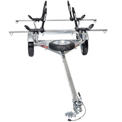 Malone MicroSport 2-Boat FoldAway-J Kayak Trailer Package top view