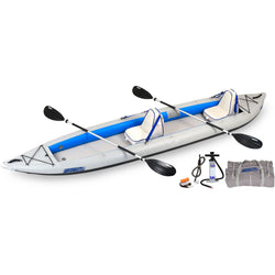 Sea Eagle FastTrack 465FT Inflatable Kayak 2 Person Deluxe Package angle